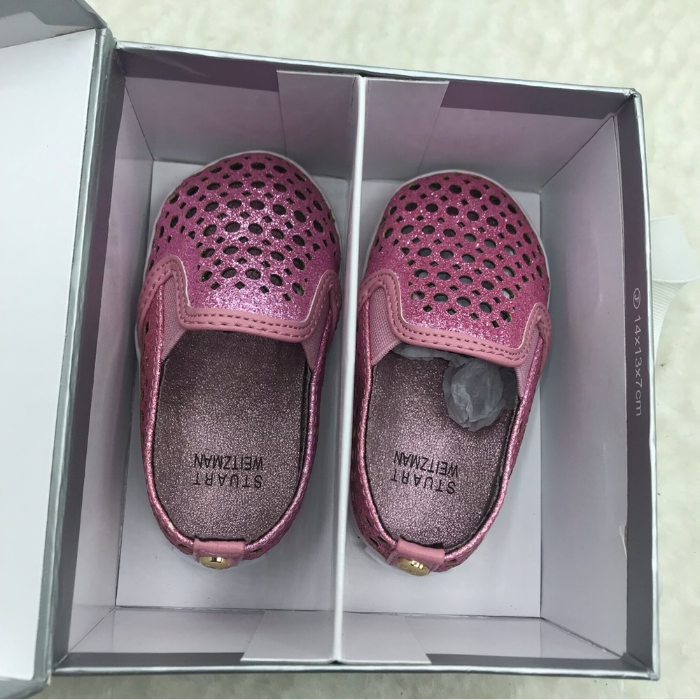 Stuart Weitzman Baby Country Pink shoes size US 3